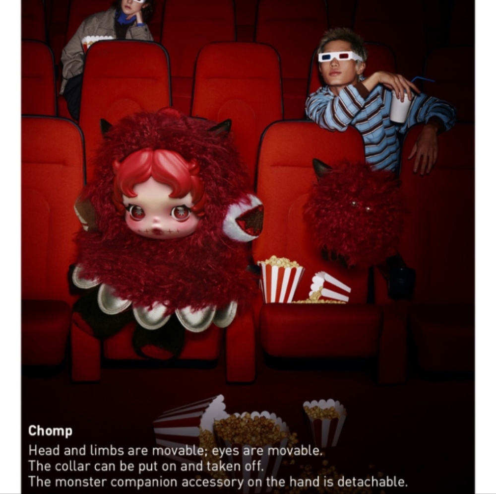 POP MART Skullpanda Plush Doll Pendant